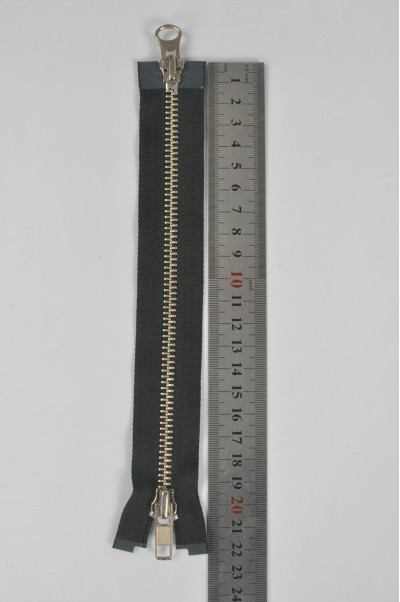 ZIP046  5號拉鏈  開尾拉鏈  金屬銀色拉鏈 雙頭拉鏈  不設單獨拉鍊訂購 45度照